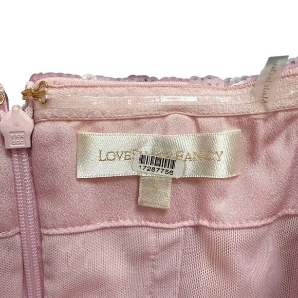 LoveShackFancy Stasia Sequin Dress in Pink, Size US 0 - Picture 7 of 9